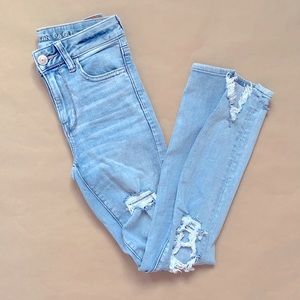 american eagle high rise jegging